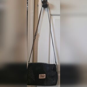 Guess Black and Brown Crossbody Bag